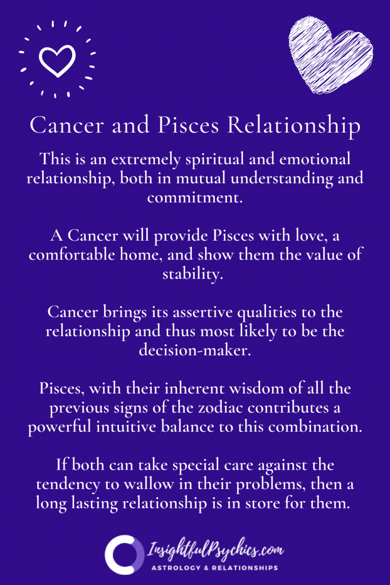 Pisces and Cancer Compatibility: Sex, Love, and Friendship