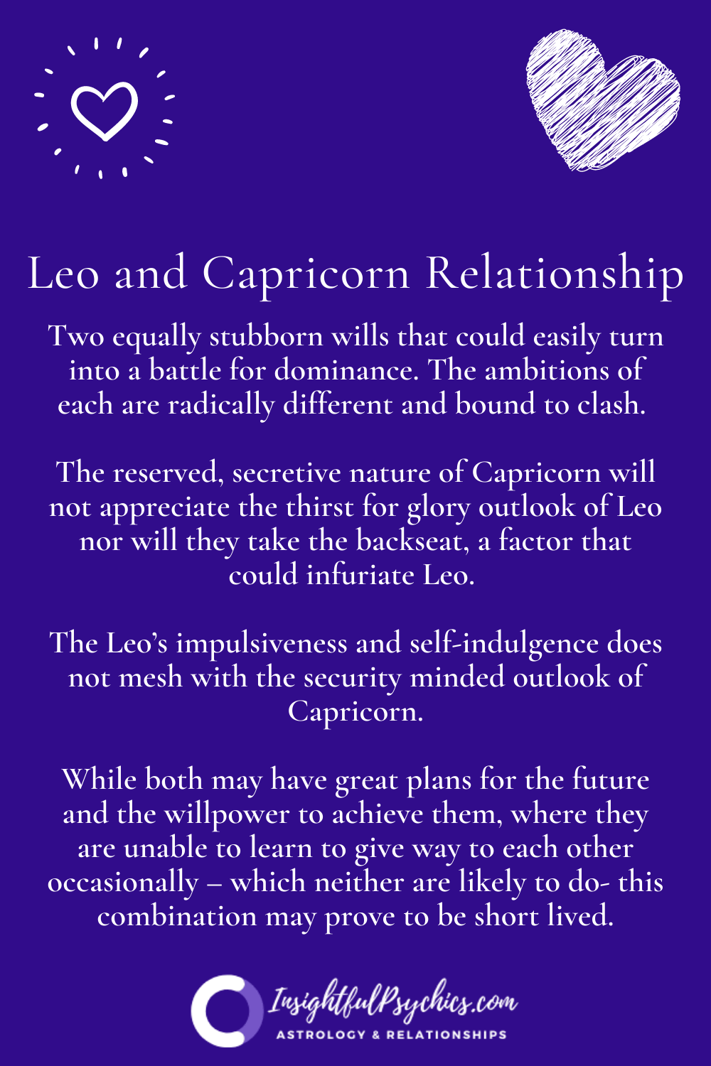 Leo and Capricorn Compatibility Sex, Love, and Friendship