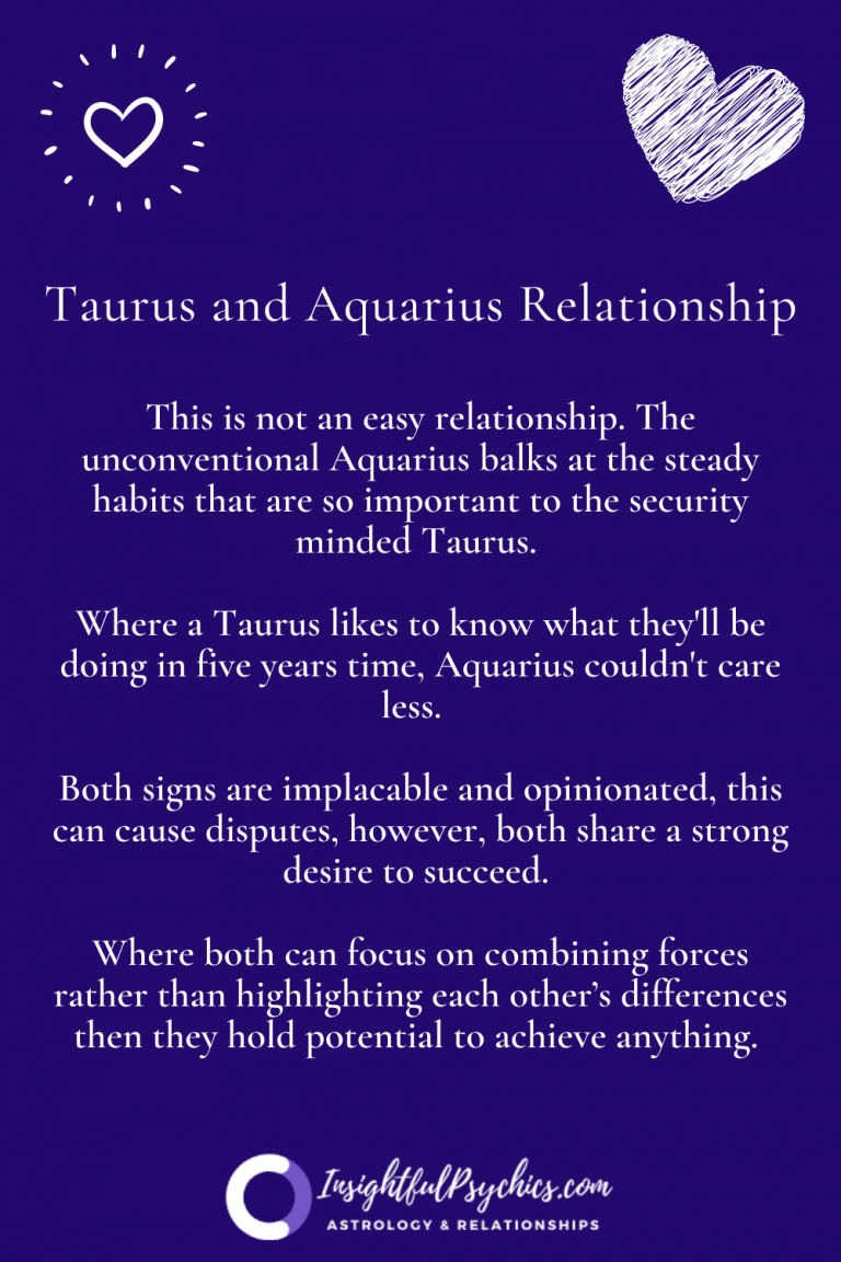 Aquarius And Taurus Compatibility Sex Love And Friendship 
