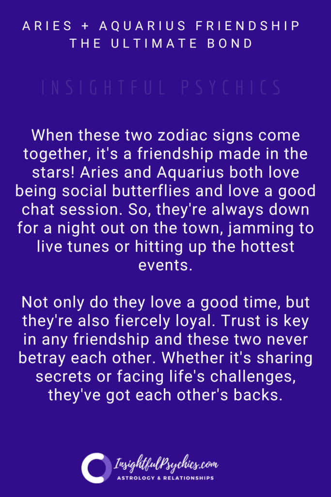 Aquarius and Aries Compatibility: Sex, Love, and Friendship