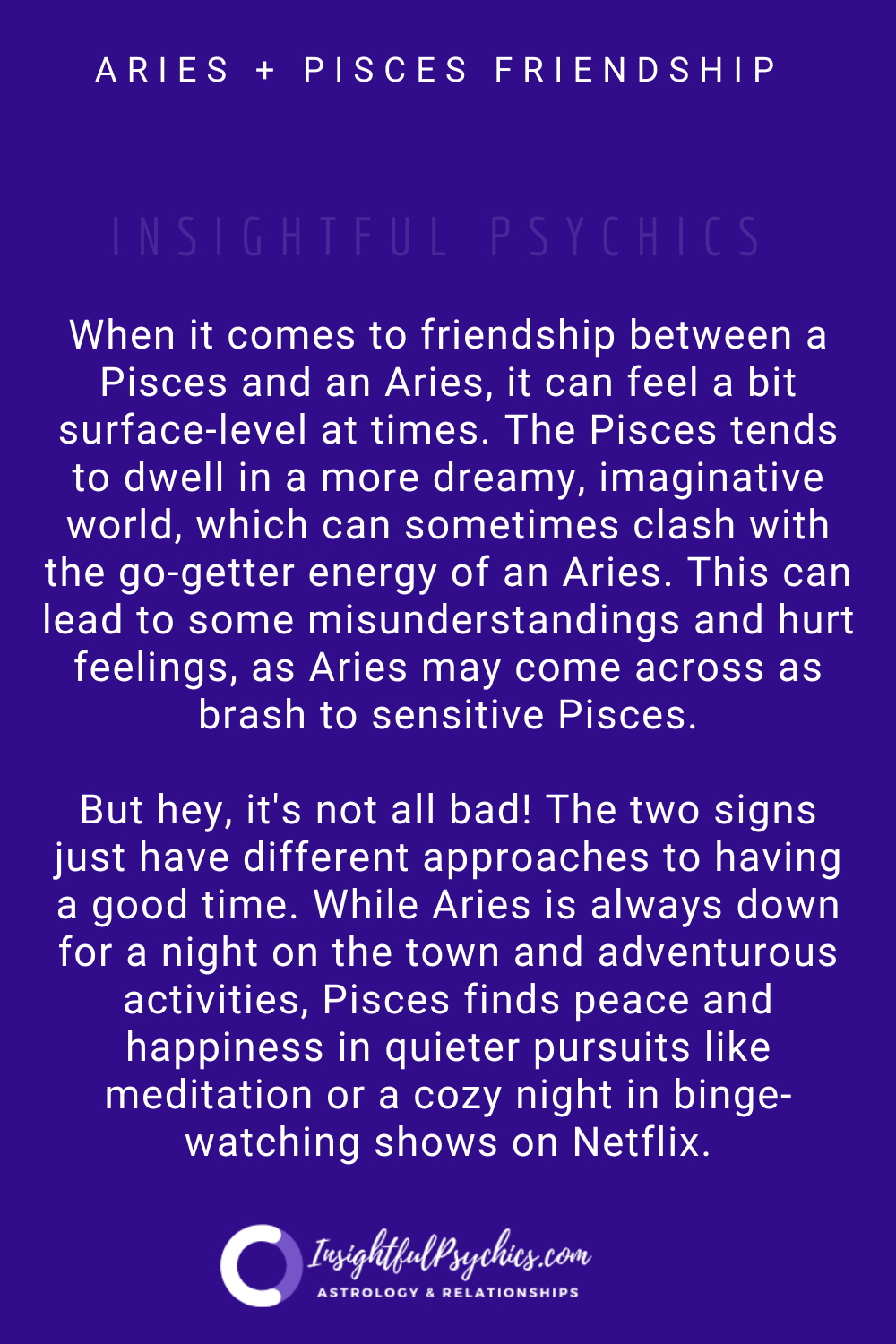 pisces and aries friendship