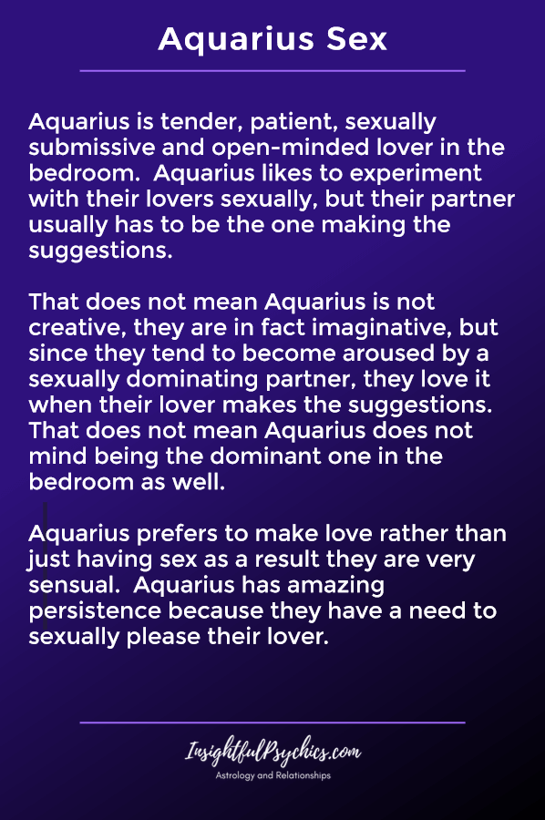 aquarius sex