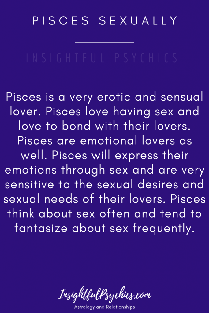 Pisces Sexually