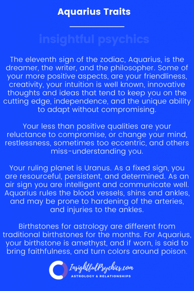 Aquarius, The Water Bearer – Astrological Guide