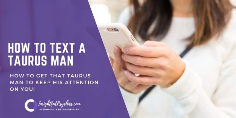 text taurus man