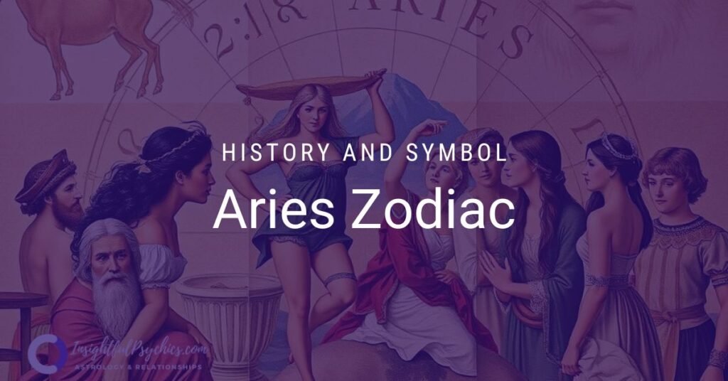 a collage of historical  aries zodiac moments