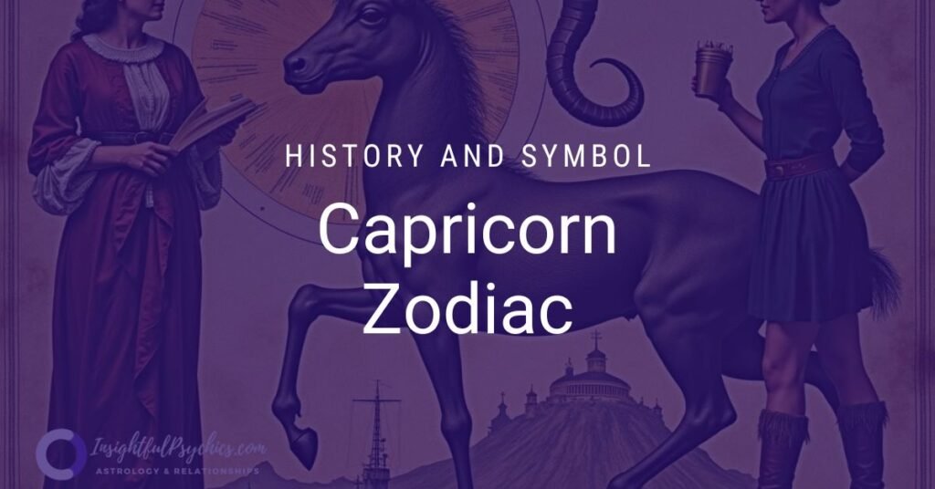 a collage of historical capricorn zodiac moments