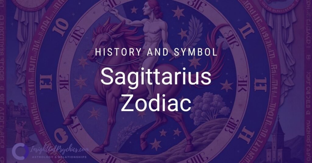 a collage of historical sagtittarius zodiac moments