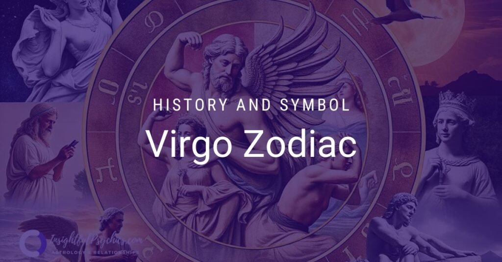 a collage of historical  virgo zodiac moments