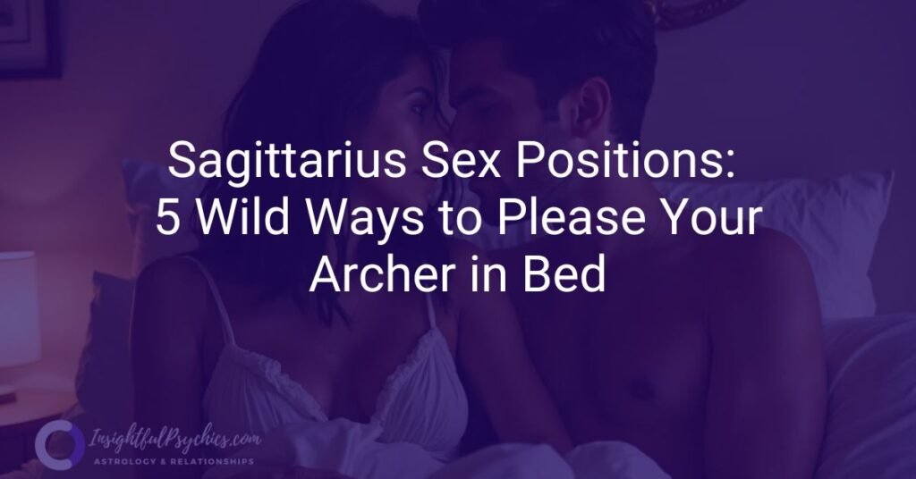  image of a man and  woman in the bedroom together repsenting a sagittarius with their partner.