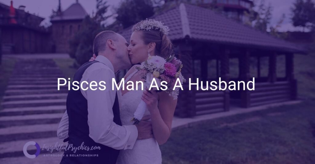 pisces man as a husband kissing his beauty of a bride infront of a gazebo.